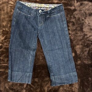 Miss Me Dark Blue Cropped Jeans